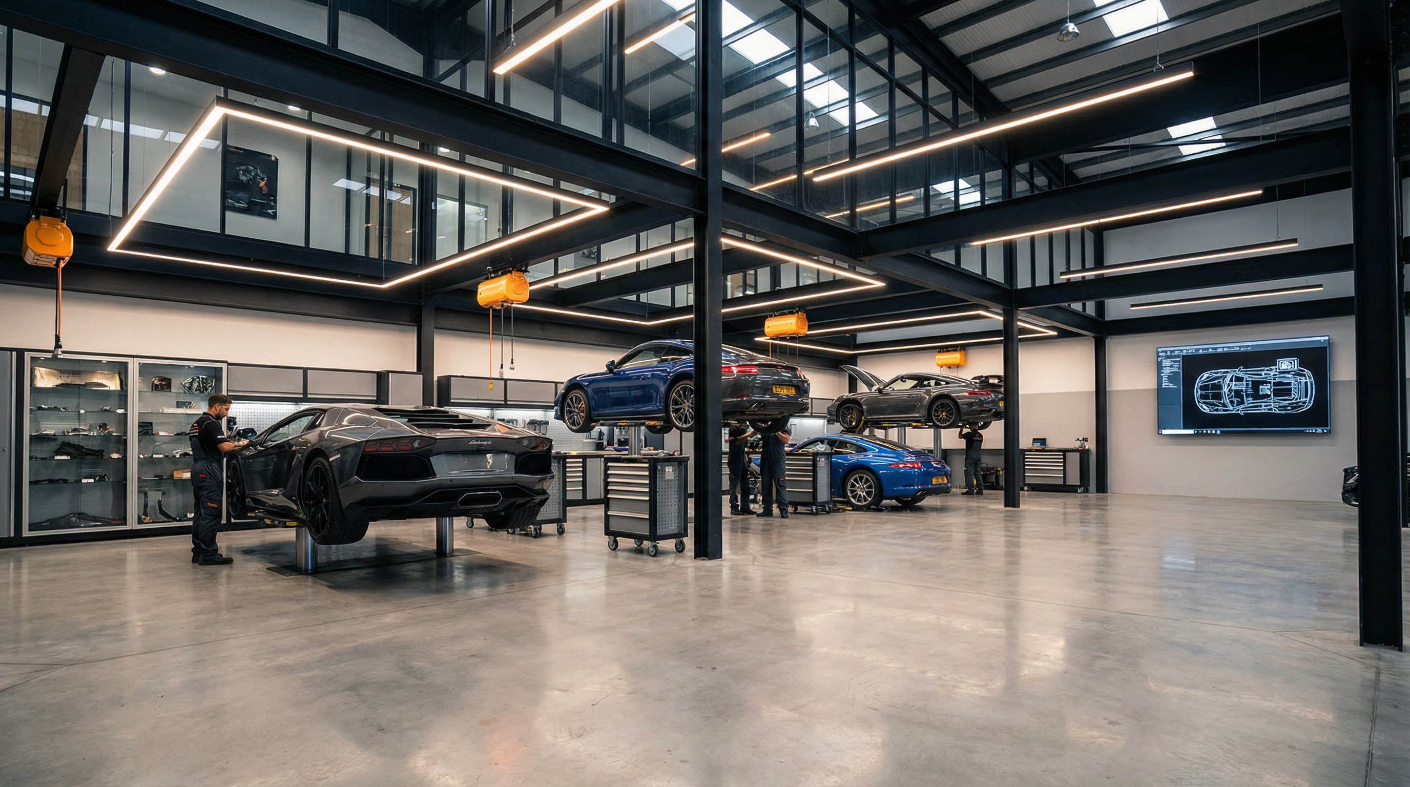 黄色仓库改装工坊视频